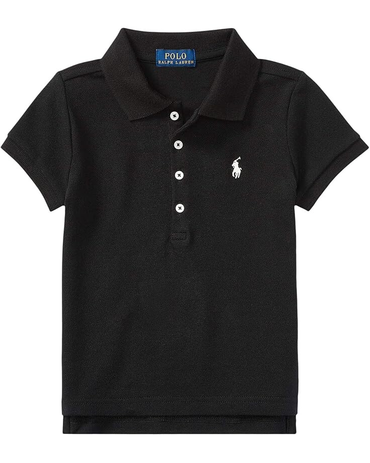 

Поло Polo Ralph Lauren Kids Short Sleeve Mesh Polo Shirt, цвет Polo Black