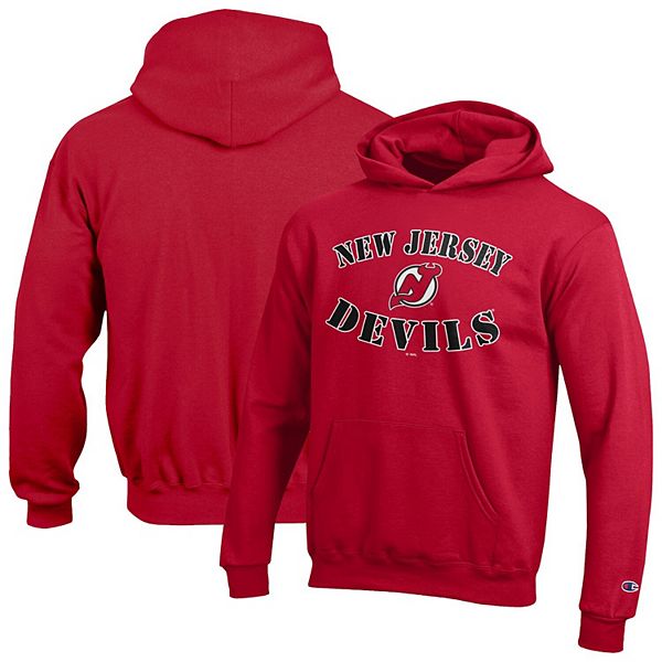 Толстовка Youth red new jersey devils fleece powerblend Champion — фото 2