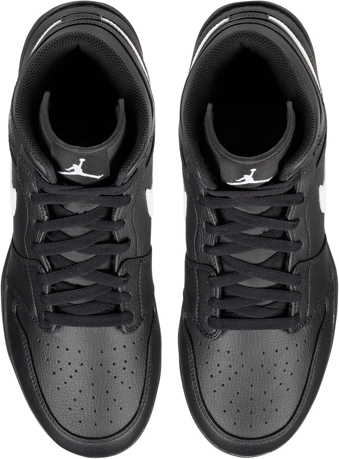 Nike Jordan 1 Mid TD Мужские кроссовки FJ6805-001, Black/White/Black — фото 2