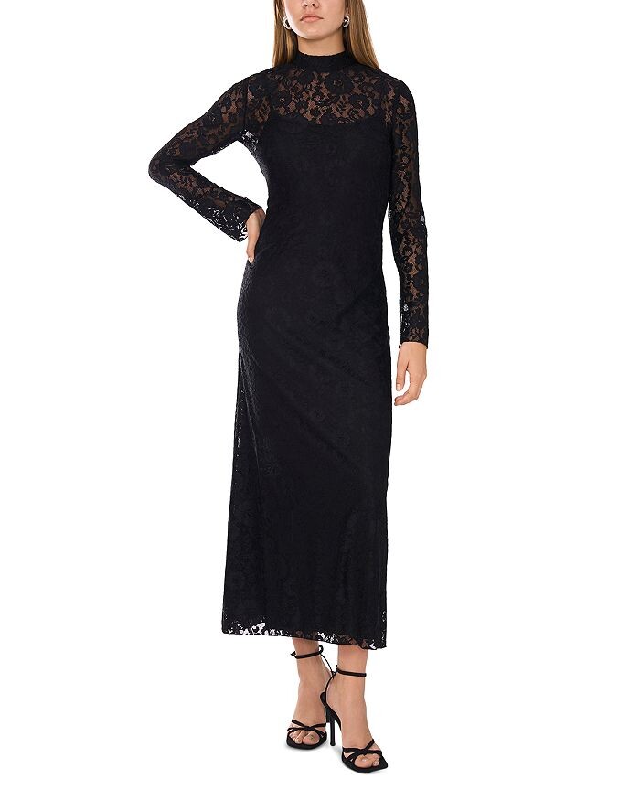 

VINCE CAMUTO Кружевное платье макси, черный