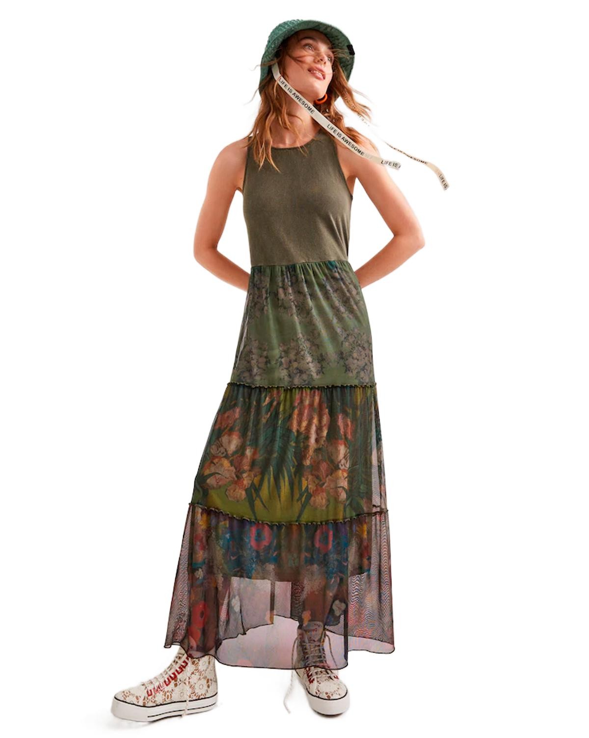 

Платье Desigual, зеленый