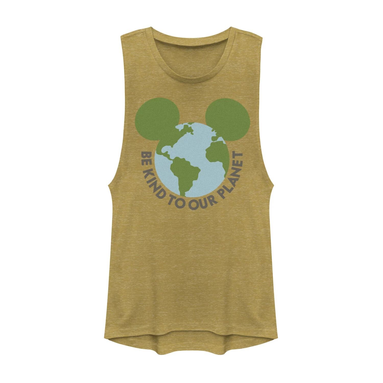

Мускулистая майка «Микки и друзья» Disney's Be Kind To Our Planet Globe Licensed Character
