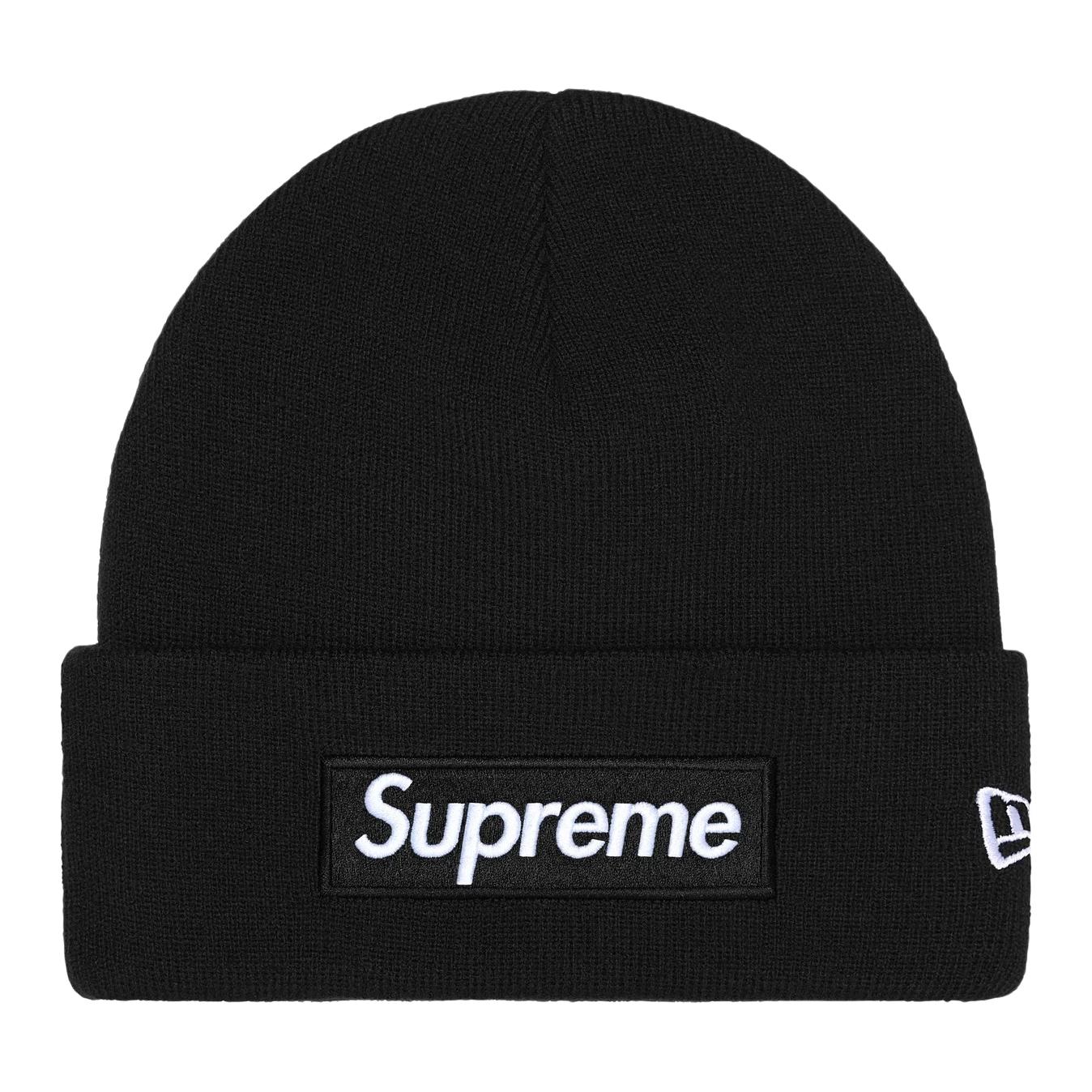 

Вязаная шапка New Era Box Logo Supreme, черный