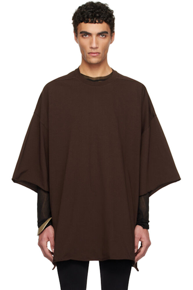 

Футболка коричневая Hollywood Tommy Rick Owens
