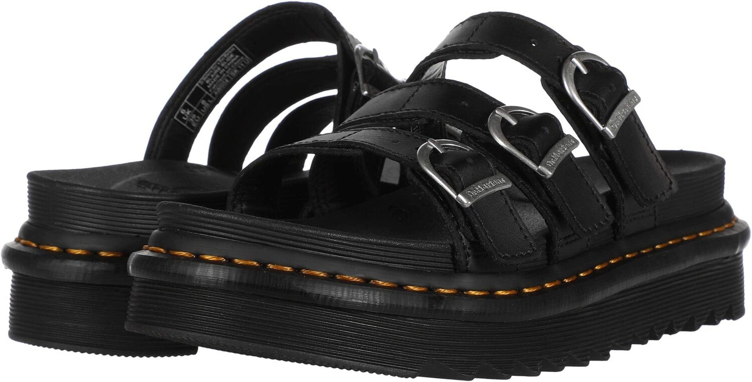 

Сандалии на плоской подошве Blaire Slide Dr. Martens, черный