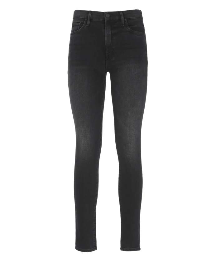 

Джинсы с высокой талией Mother, черный