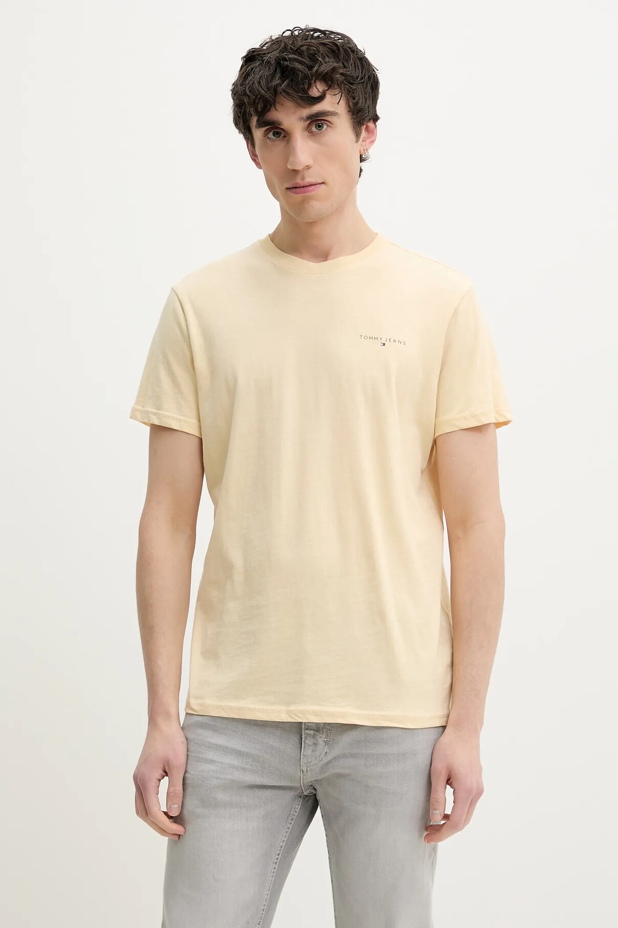 

Футболка из хлопка Tommy Jeans, желтый