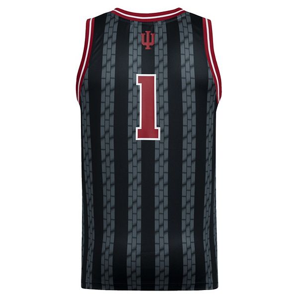 Мужская реплика свитшота Indiana Hoosiers #1 черный Adidas — фото 4