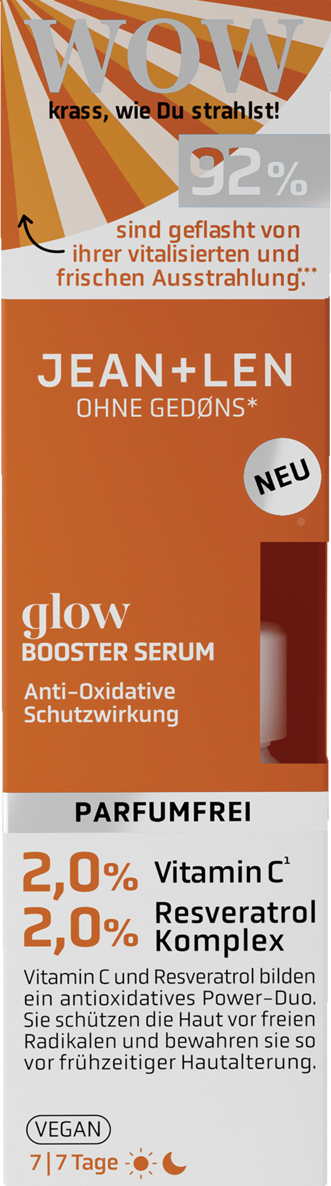 

Сыворотка для лица Jean&Len Glow Booster Serum