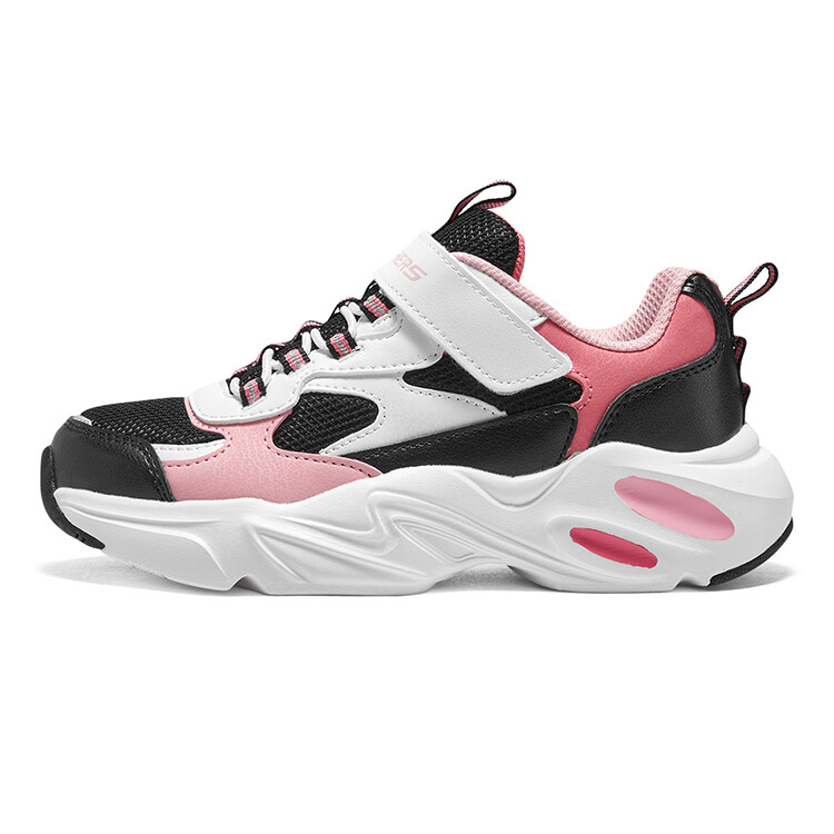 

Кроссовки Skechers Girls Kids Lifestyle Shoes GS Low-top Pink/Red, белый/черный