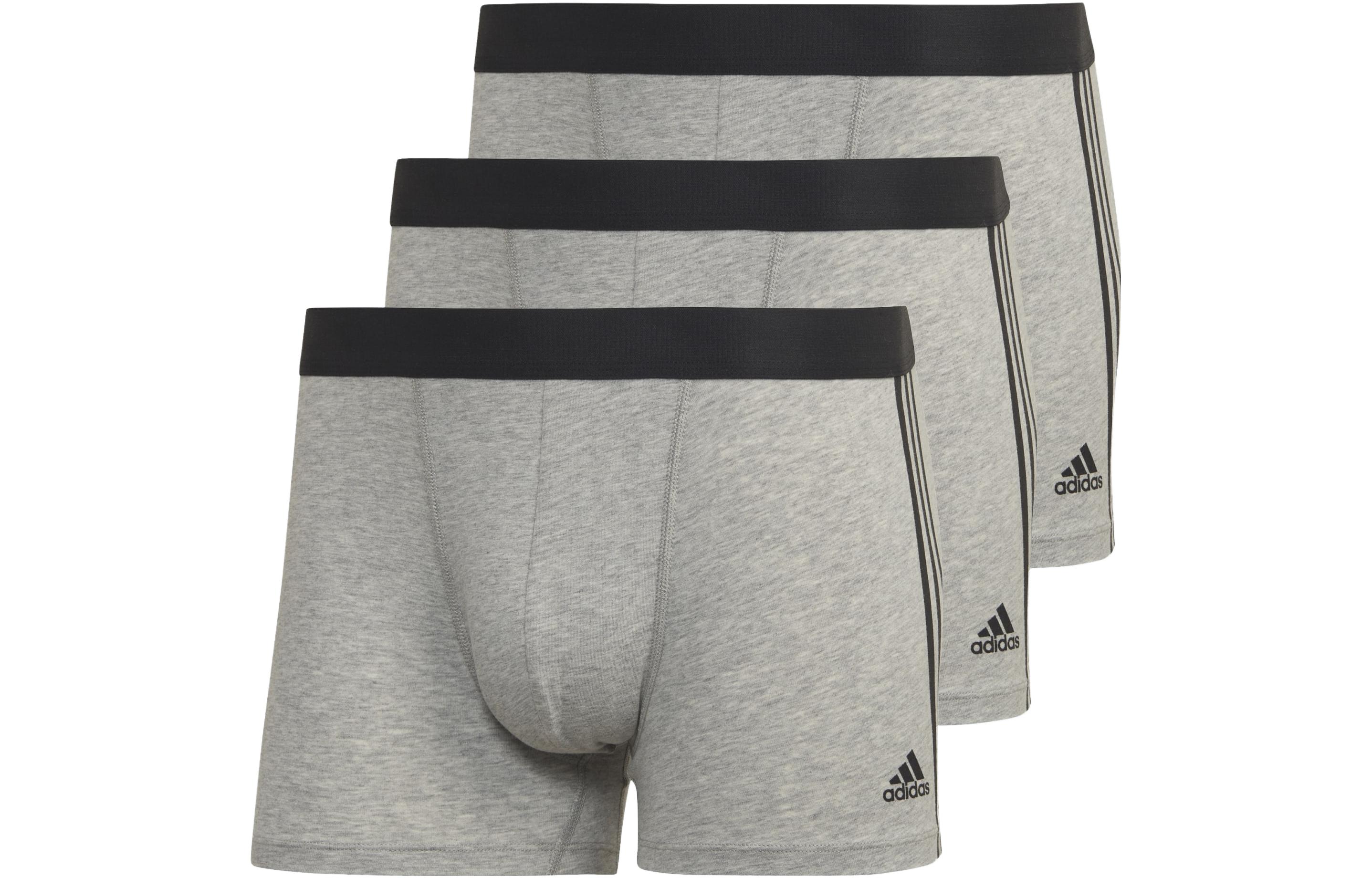 

Adidas TR 3PP ACTIVE FLEX CO 3ST Трусы мужские 3 шт Medium Gray