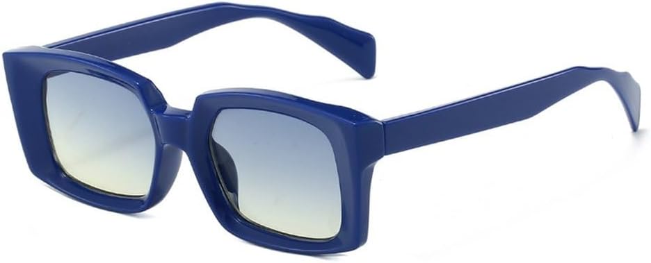 

Квадратные женские солнцезащитные очки, модные прозрачные градиентные линзы, защита от УФ-излучения UV400, мужские солнцезащитные очки в тренде SKFGNX, Blue Blue Yellow