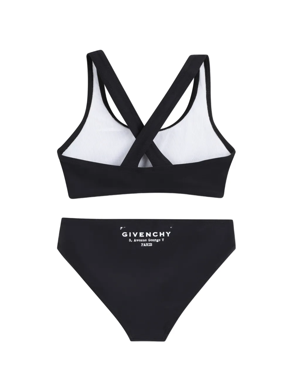 Комплект бикини с логотипом (набор из двух предметов) Givenchy Kids, черный — фото 2