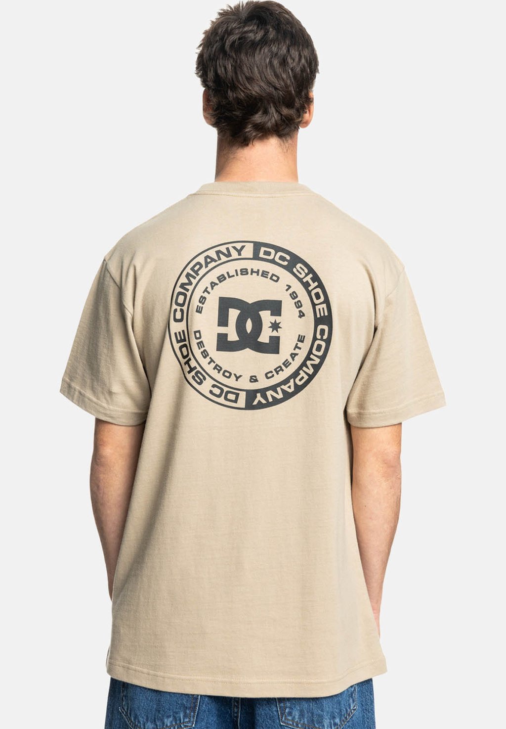 

Футболка с принтом DC Shoes, бежевый