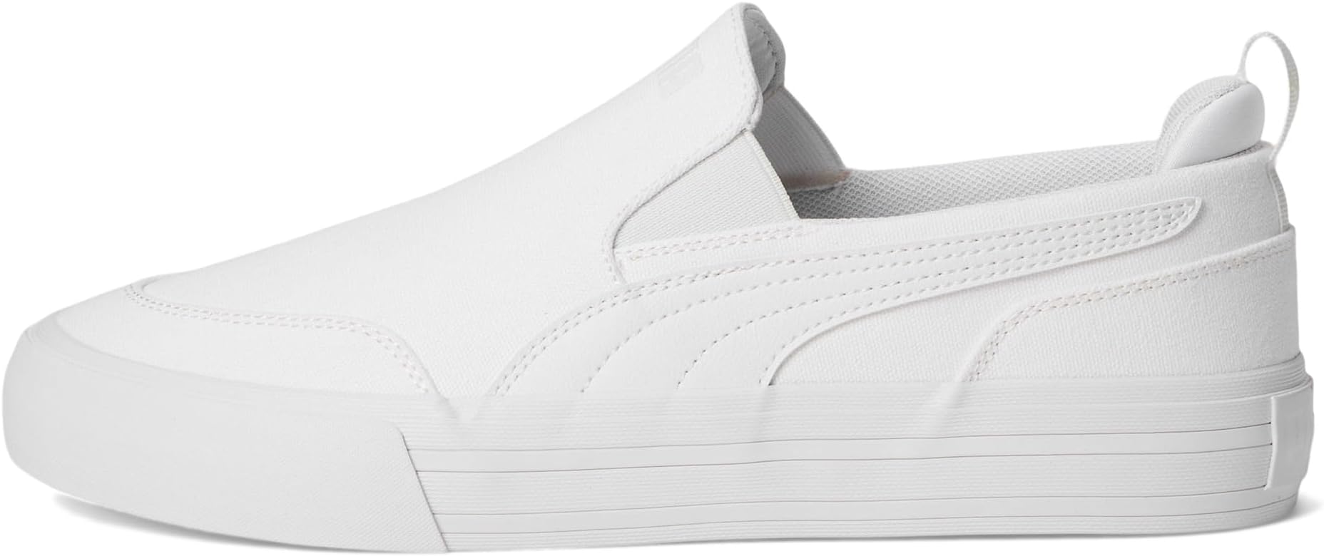 Кроссовки PUMA Court Classic Vulc Slip On Sneakers, цвет Puma White/Puma White — фото 4