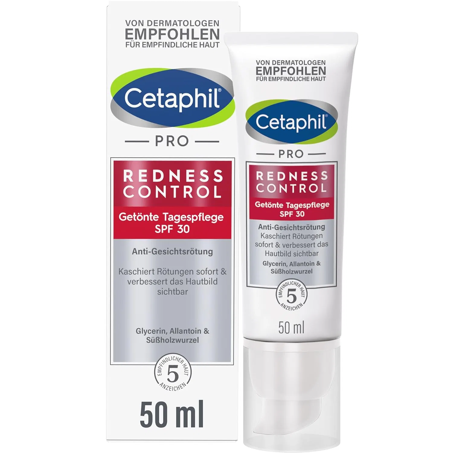 Маска для лица Cetaphil — Тонирующий дневной Pro RednessControl SPF, 50 мл