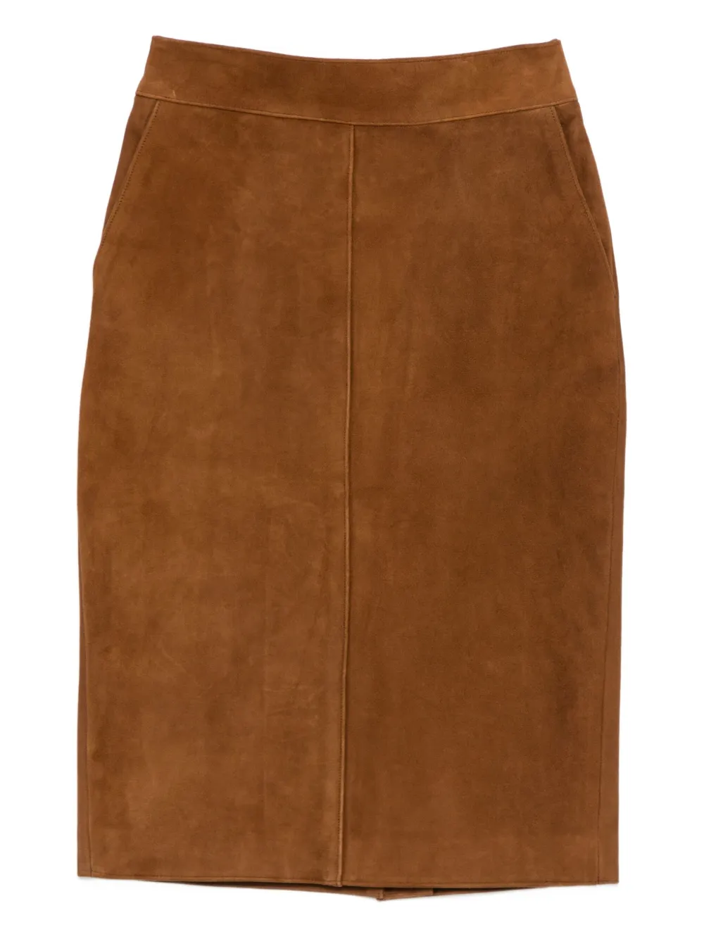 

Замшевая юбка Thelaurent, коричневый