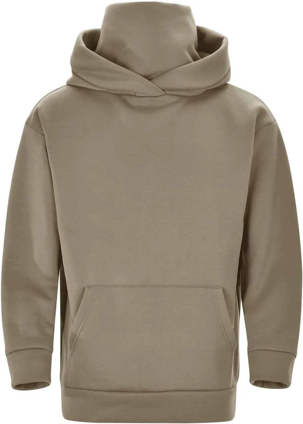 

Мужская повседневная худи флис с капюшоном и карманом-кенгуру