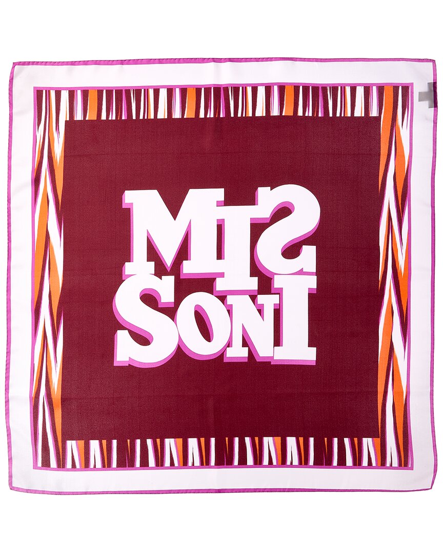 

Шелковый шарф Missoni, красный