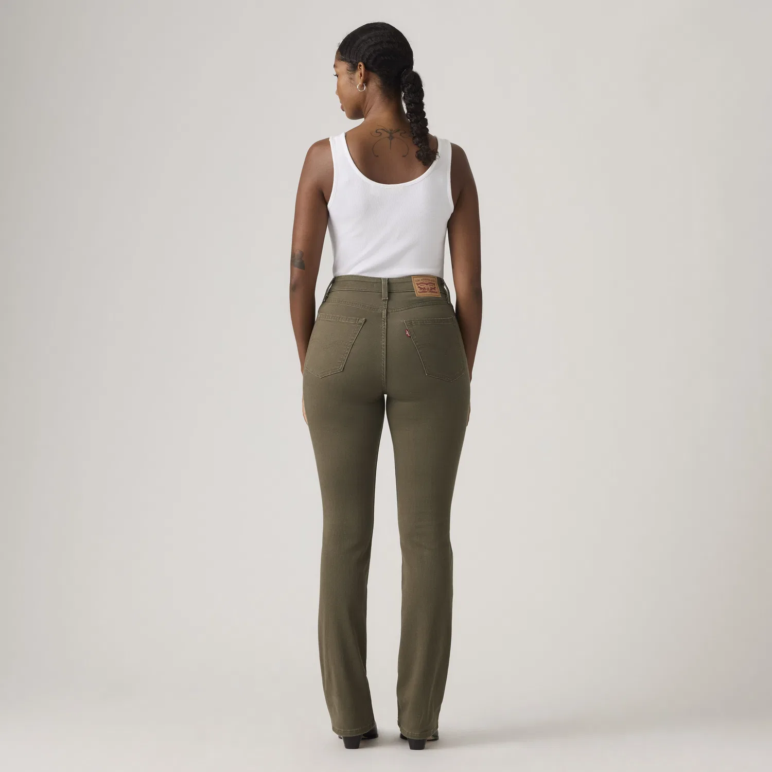 Женские джинсы 725 с высокой посадкой и расклешенными штанинами Levi's, Brown — фото 3