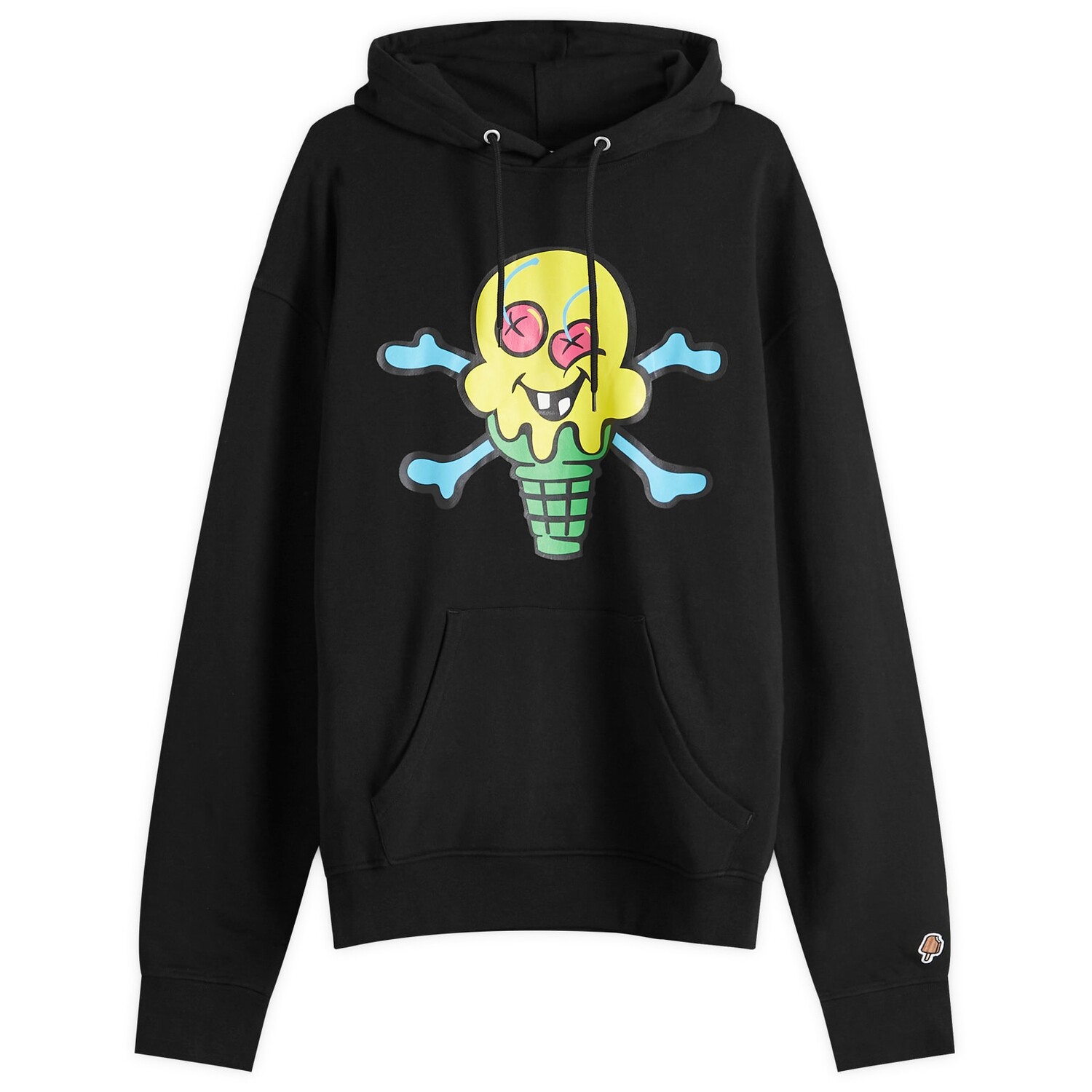 

Худи Icecream Cones & Bones Hoody, черный