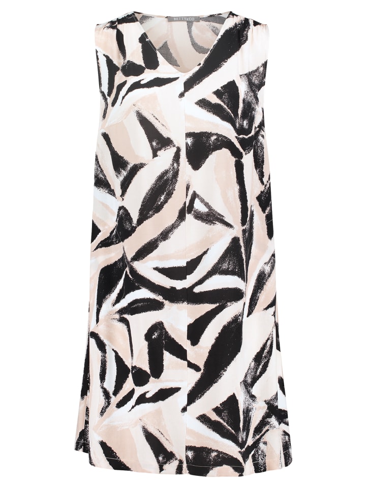 

Короткое платье BETTY & CO Casual-Kleid mit Print, цвет Nature-Black