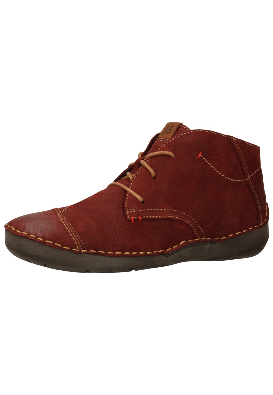 Ботильоны на шнуровке JOSEF SEIBEL Lace-Up Ankle Boots Fergey, бордо