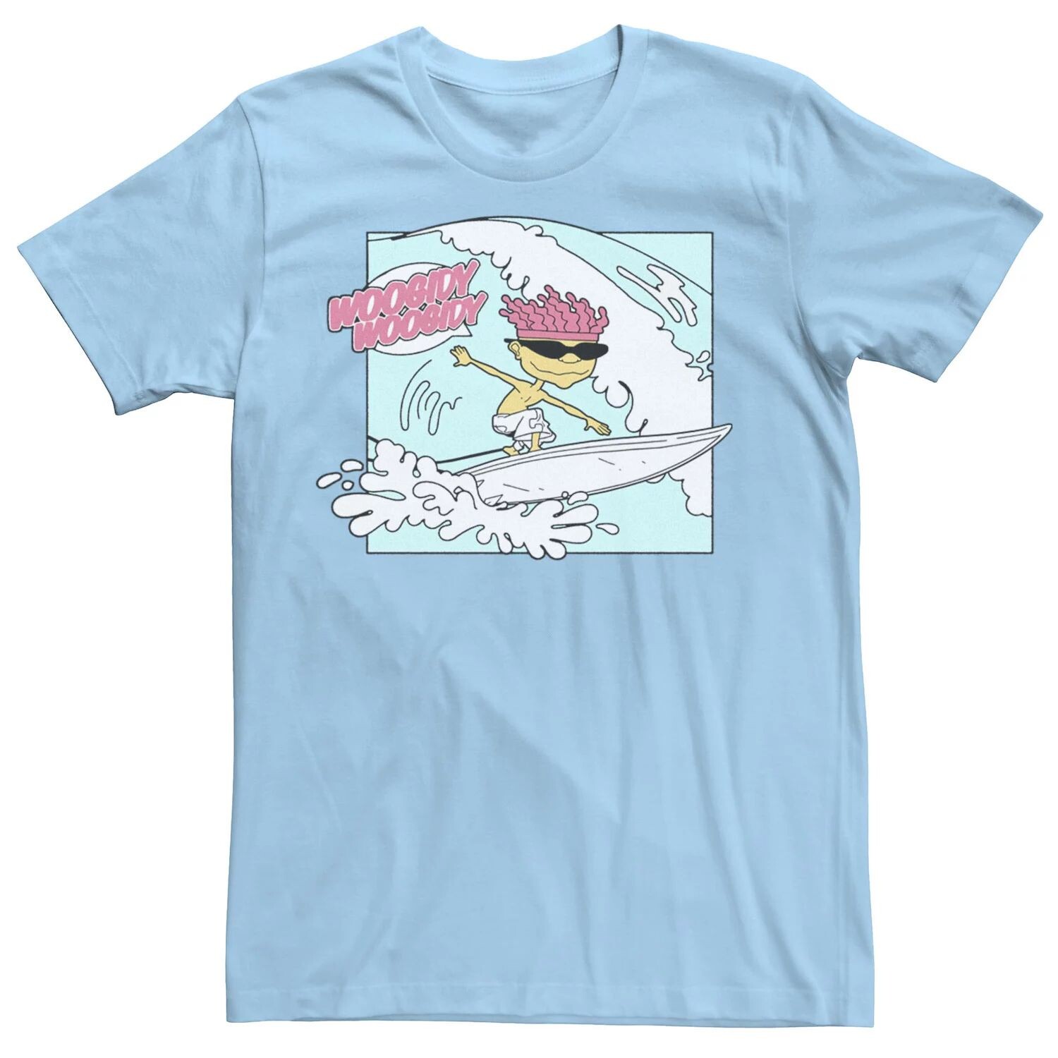 

Мужская футболка Rocket Power Otto Woogidy Woogidy с плакатом Licensed Character