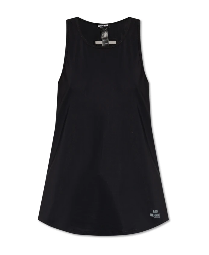 

Топ из коллекции нижнего белья Dsquared2, черный