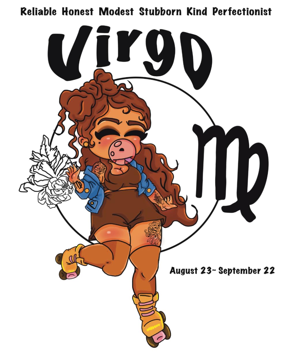 

Virgo Notebook: Zodiac Skate bae Series (Independently published)