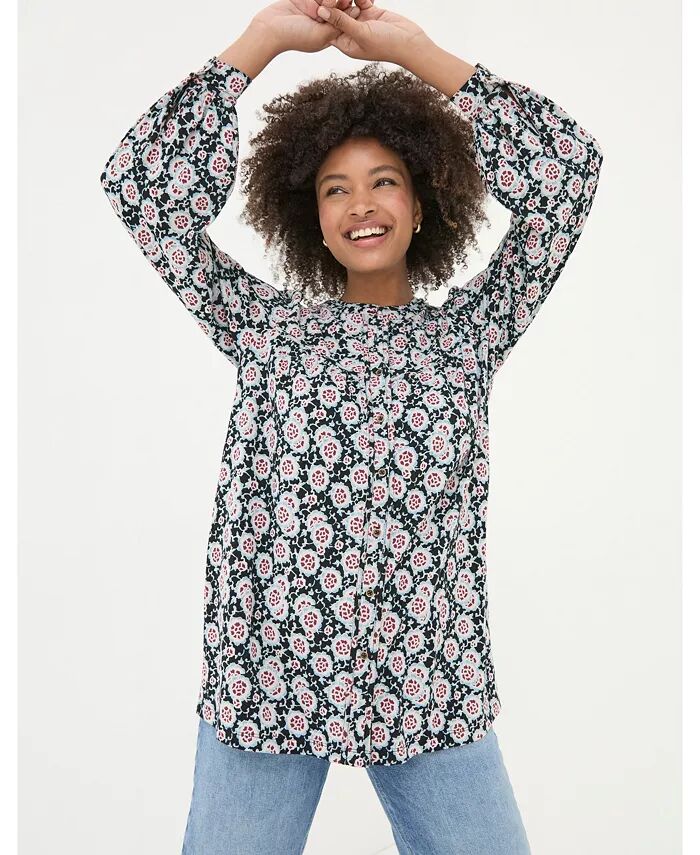 

Женская туника Jodie Wild Floral FatFace, черный