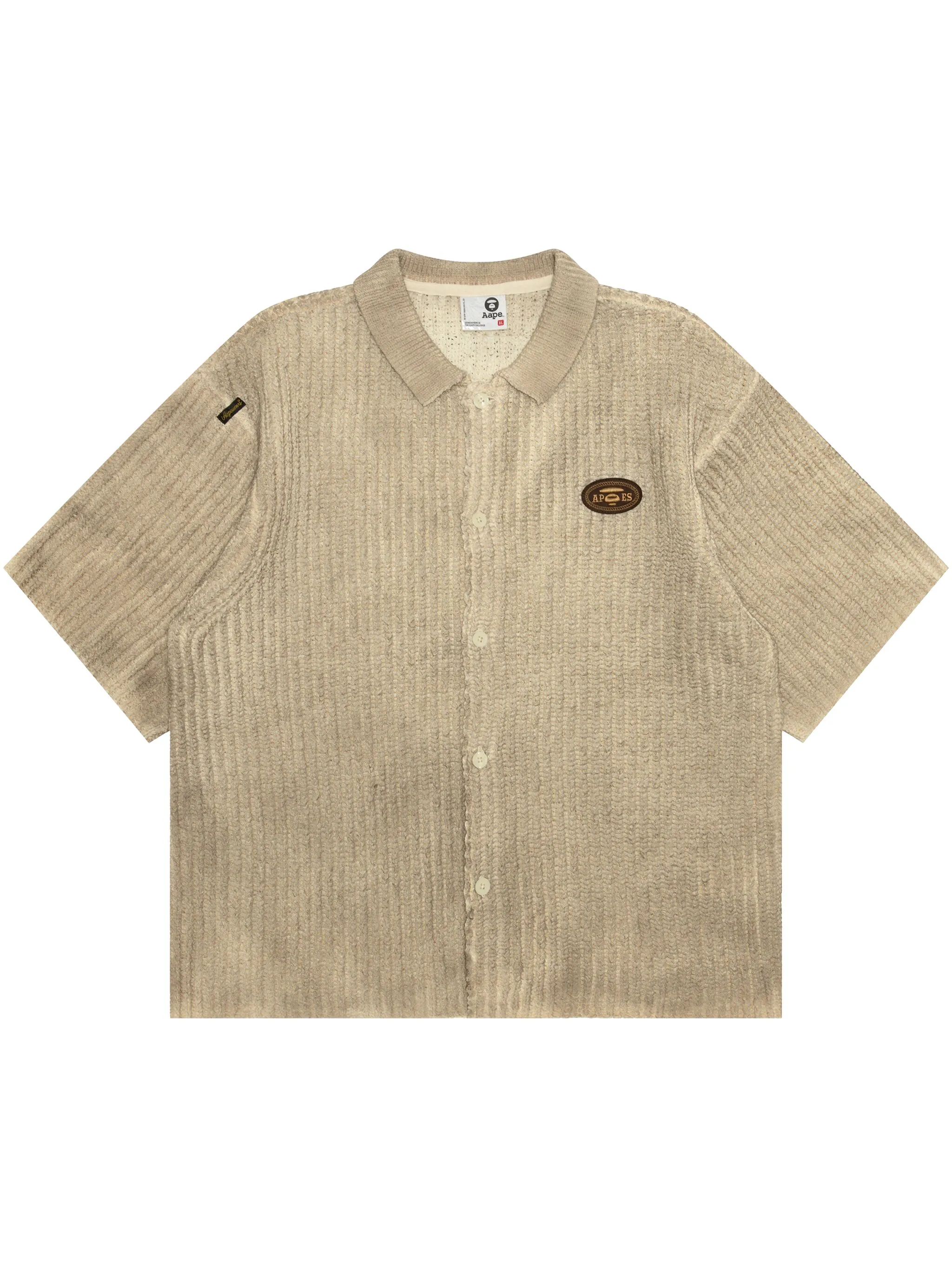 

Рубашка с длинными рукавами Aape By A Bathing Ape, бежевый