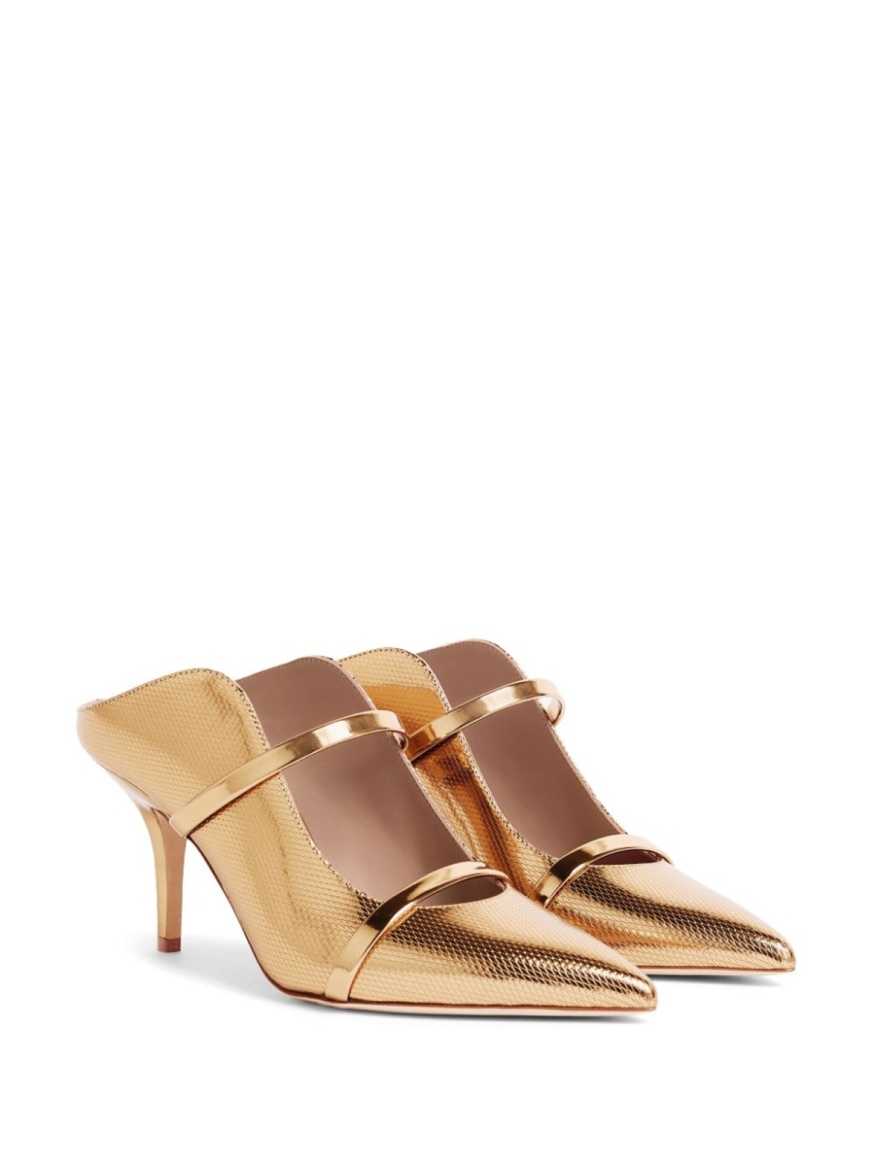 Malone Souliers мюли Maureen 70, золотой — фото 2