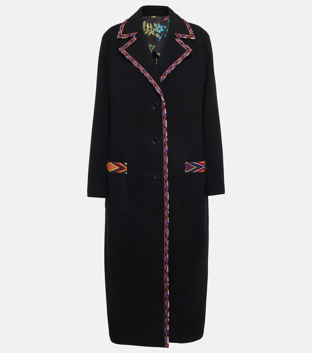 

Пальто из смесовой шерсти Etro, Nero