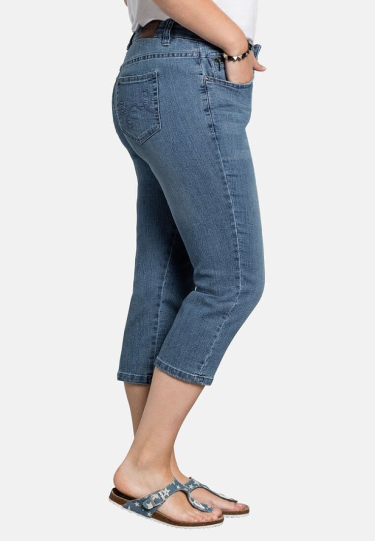 

Брюки Sheego, светло-голубой деним