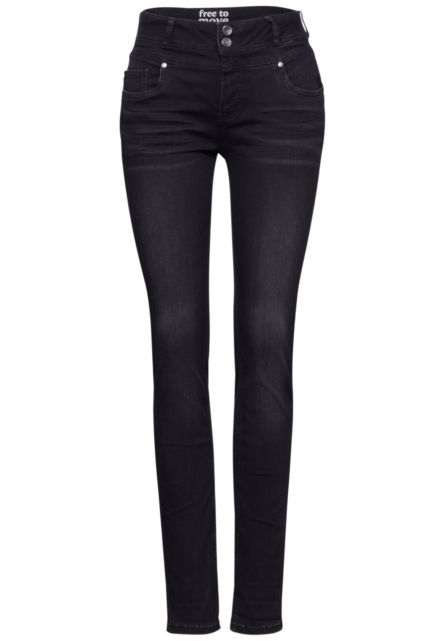 

Джинсы скинни STREET ONE Skinny Jeans, черный