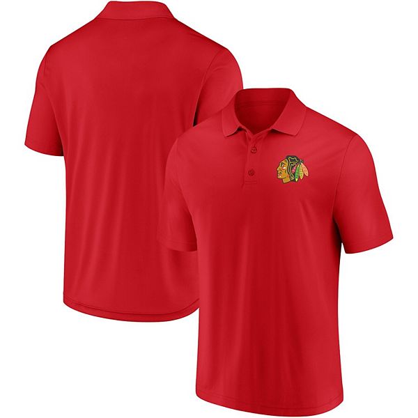 

Мужская поло Fanatics Chicago Blackhawks Winning Streak красная Unbranded