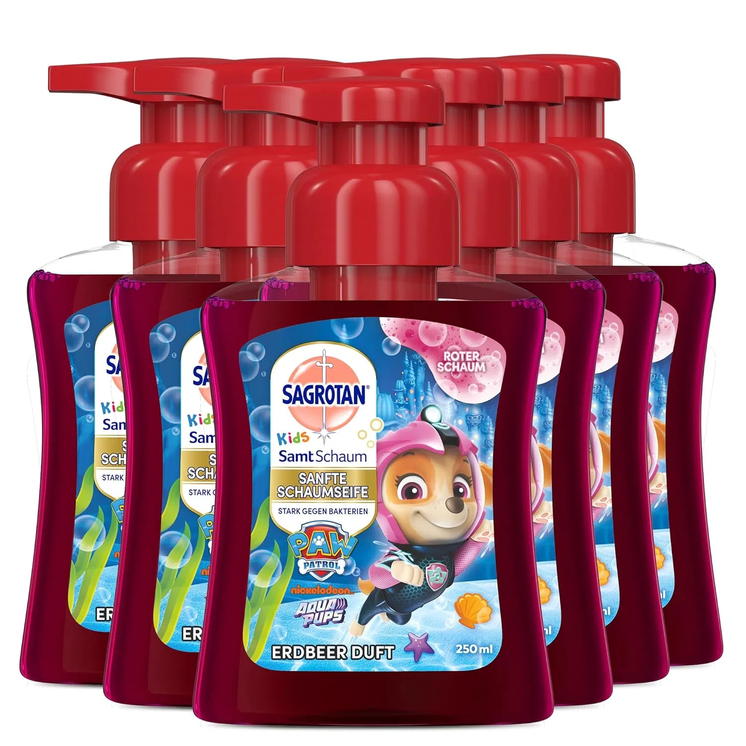 Детское пенное мыло Sagrotan Kids Foam Soap с ароматом клубники Sagrotan