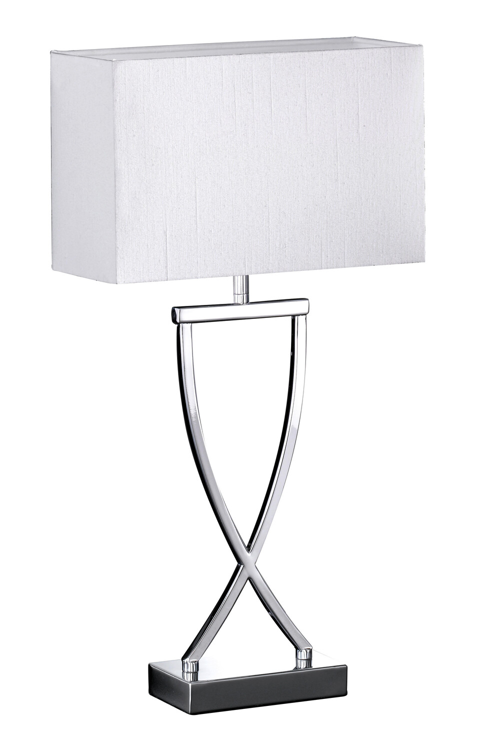 

Настольная лампа Fischer & Honsel, 27x12x51 см, хромированный