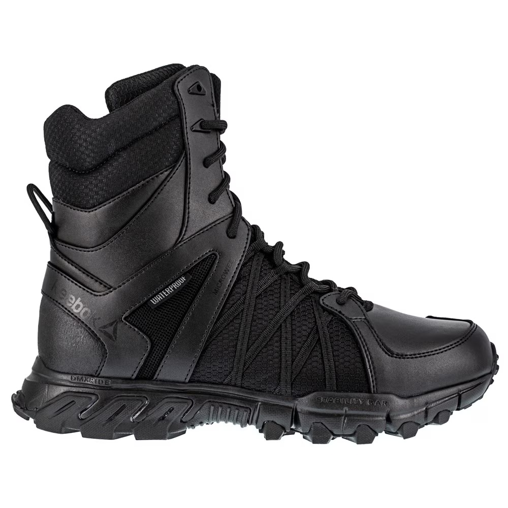 Ботинки Trailgrip 8 дюймов с боковой молнией Reebok Duty, черный — фото 2
