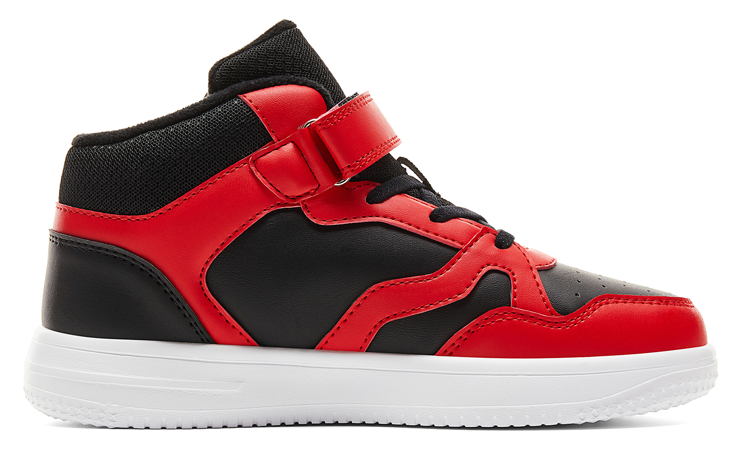 PEAK Противоскользящие утепленные кроссовки для скейтбординга balance kids' black red kids' — фото 2