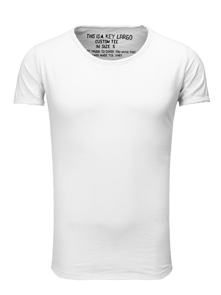 

Футболка белого цвета KEY LARGO, Белый, Футболка белого цвета KEY LARGO