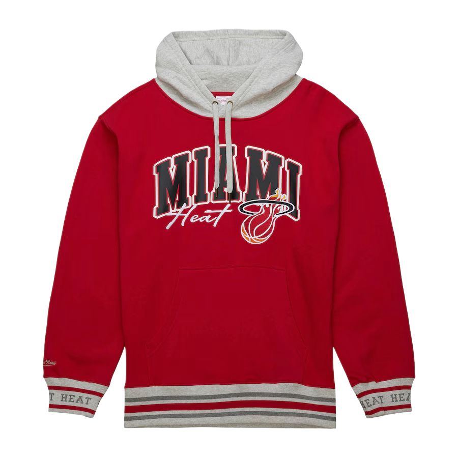 

Mitchell Ness Свитшот Mitchell & Ness x NBA Miami Heat мужской красный