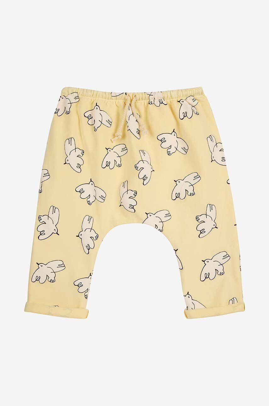 

Детские спортивные брюки Bobo Choses Freedom Bird, желтый