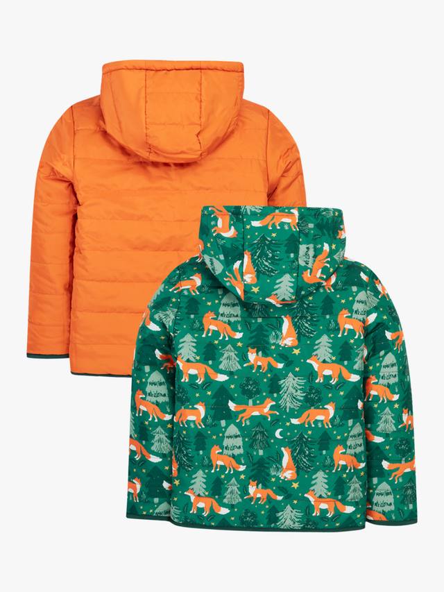 Детская двусторонняя куртка Toasty Trail Frugi, Woods Fox/Squirrel — фото 3