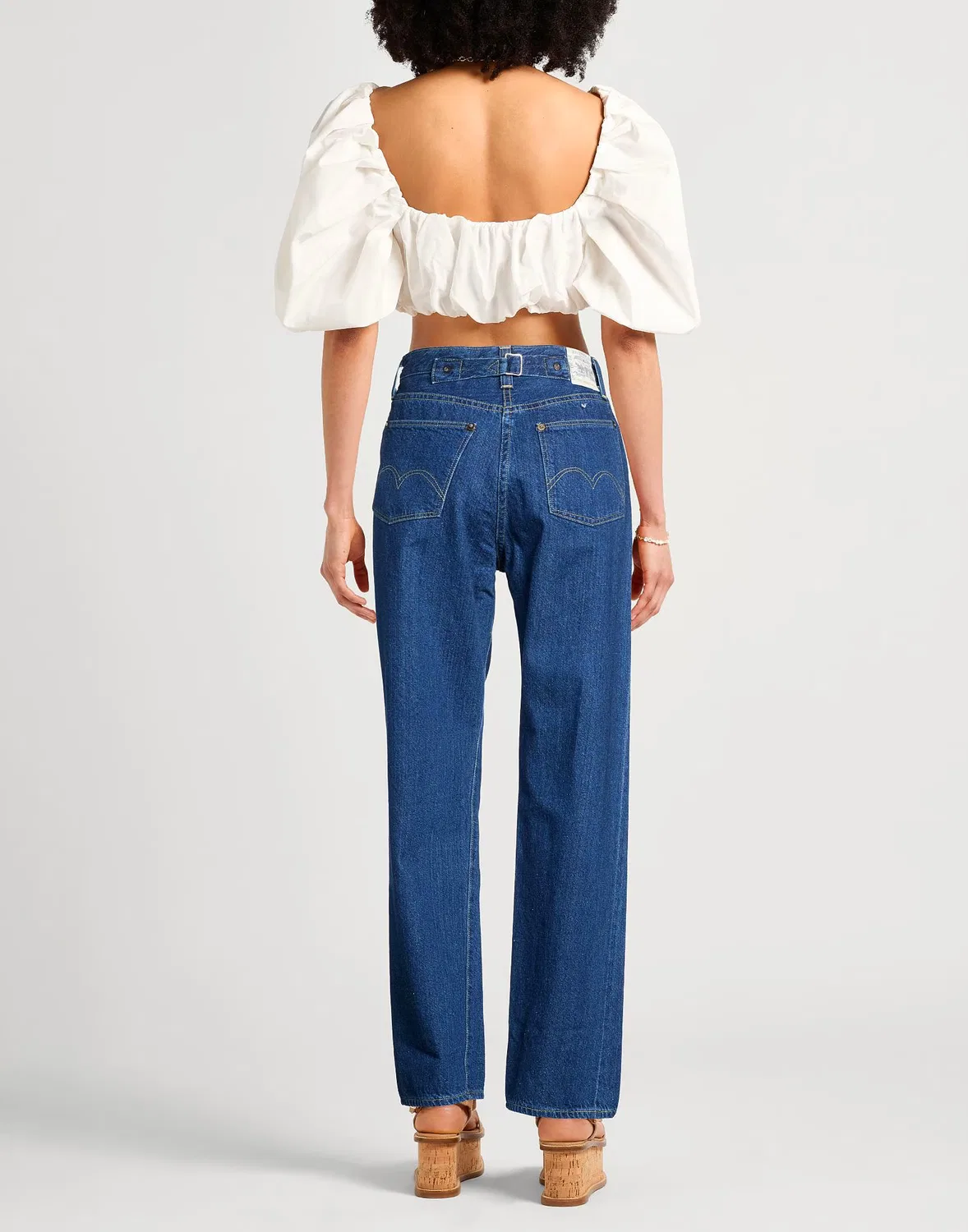 Джинсы зауженные LEVI'S синие — фото 3