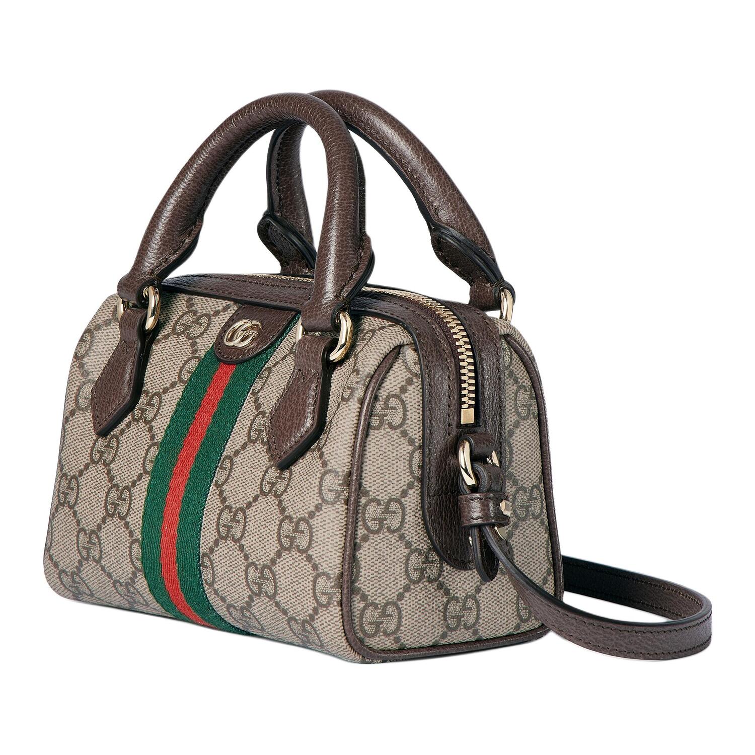 Мини-сумка Gucci Ophidia из канвы с принтом GG — фото 2