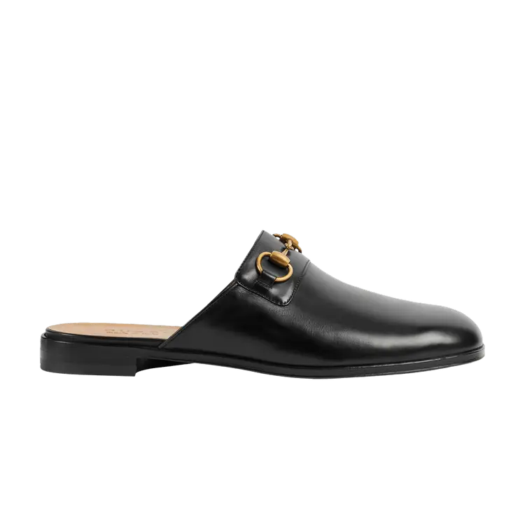 

Шлепанцы Gucci Horsebit Slipper Black, черный