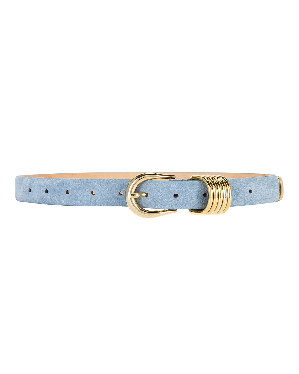

Hollyhock Suede Ремень Dehanche, Powder Blue & Gold