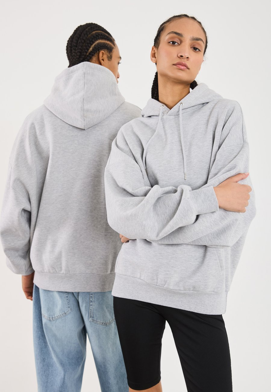 

Худи YOURTURN OVERSIZE BASIC HOODIE UNISEX, Grey/Mottled Grey
